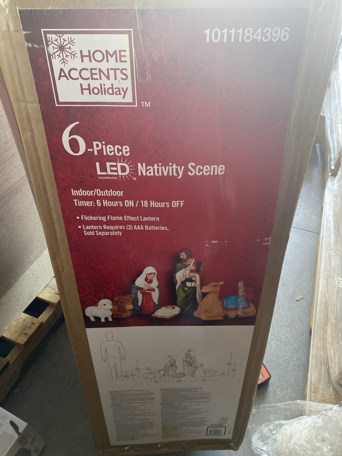 Home Accents Holiday 6-Piece LED Nativity Scene