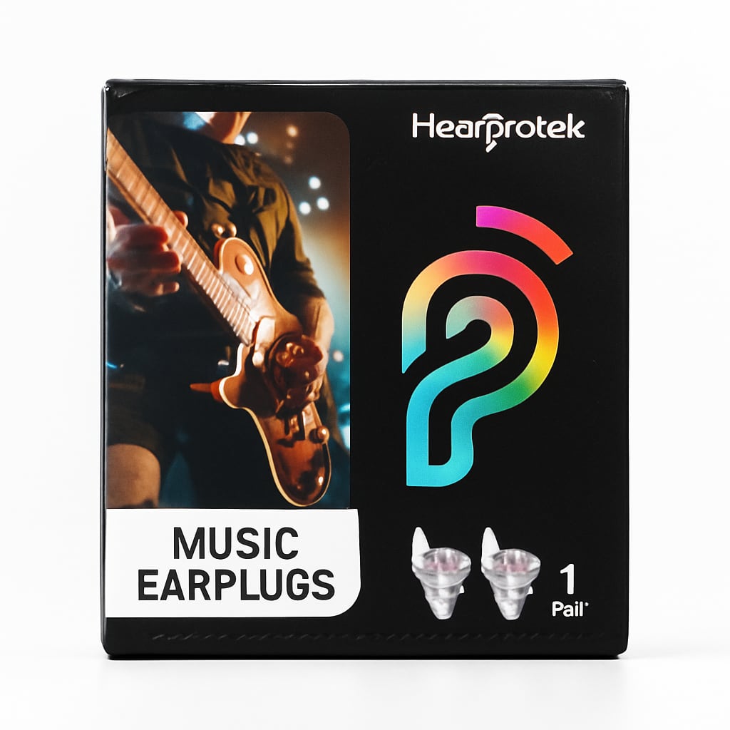 Hearprotek Music Earplugs - 1 Pair