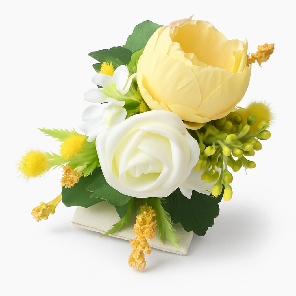 Ling's Moment Creamy Wedding Floral Arrangement