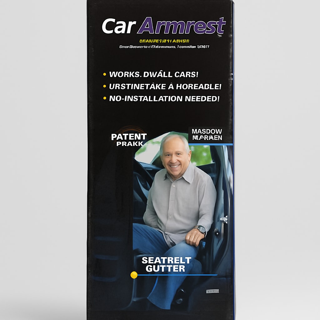 Car Armrest Portable Handle - Lightweight & Easy to Use