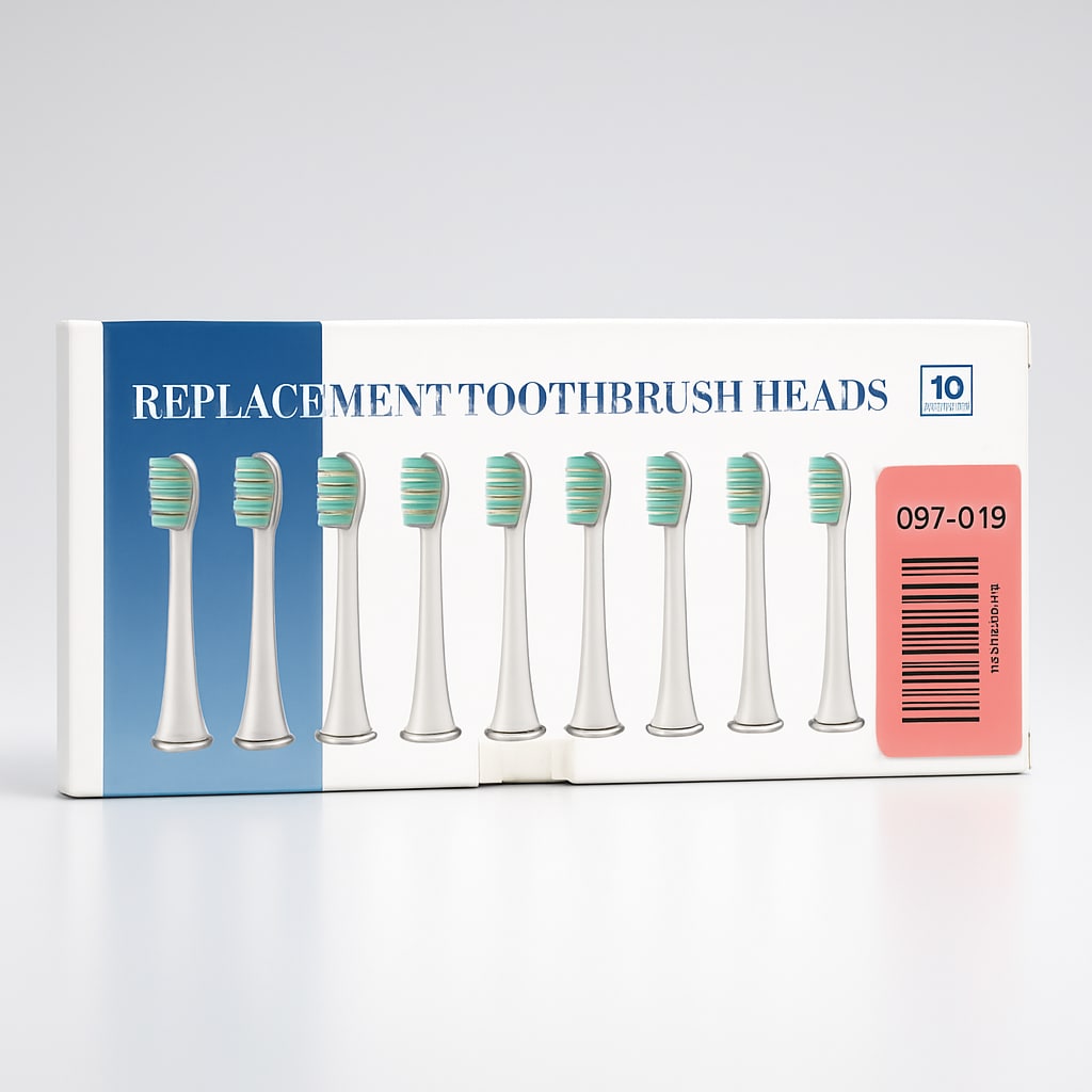 Replacement Toothbrush Heads - 10 Pack