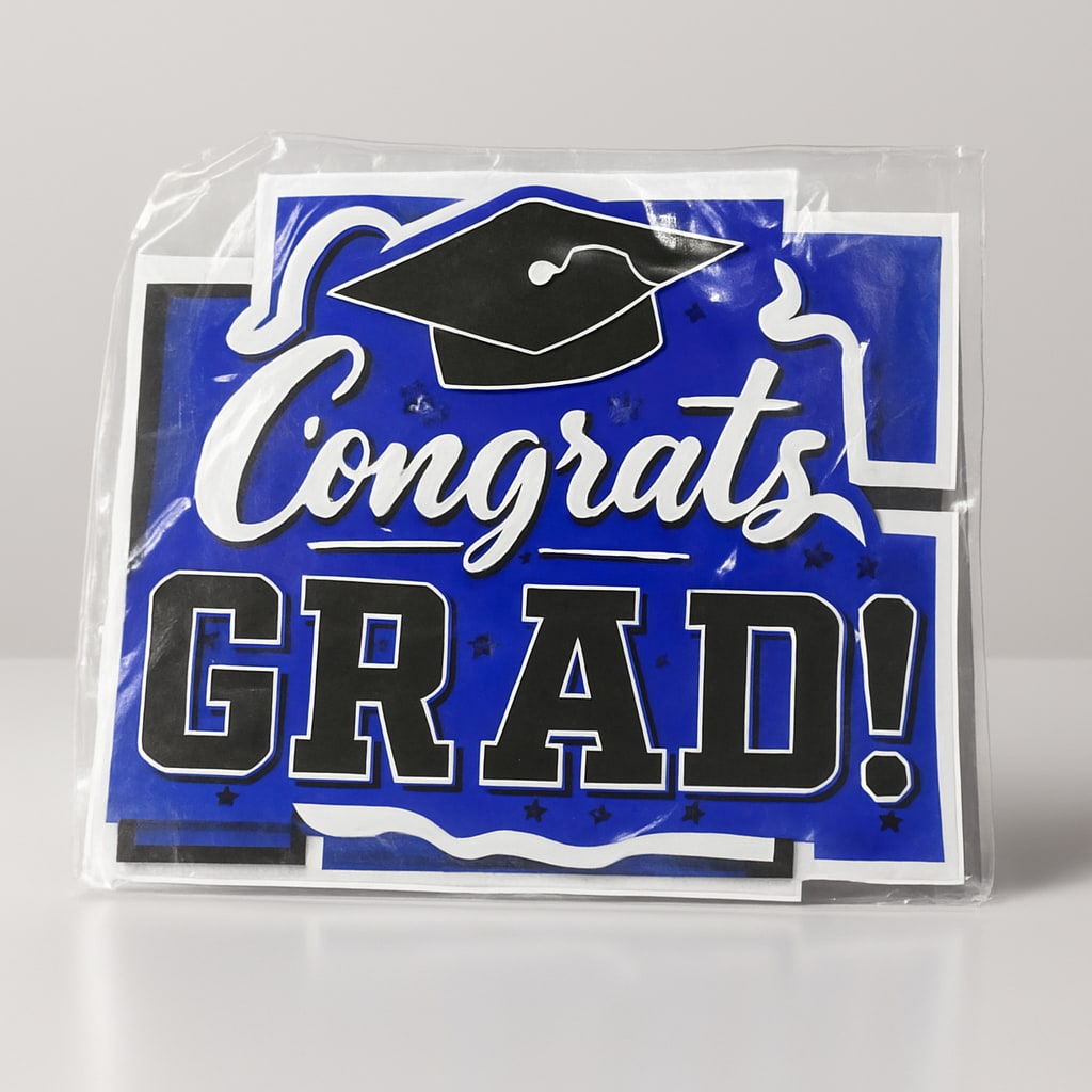 Congrats Grad! Graduation Yard Sign Set