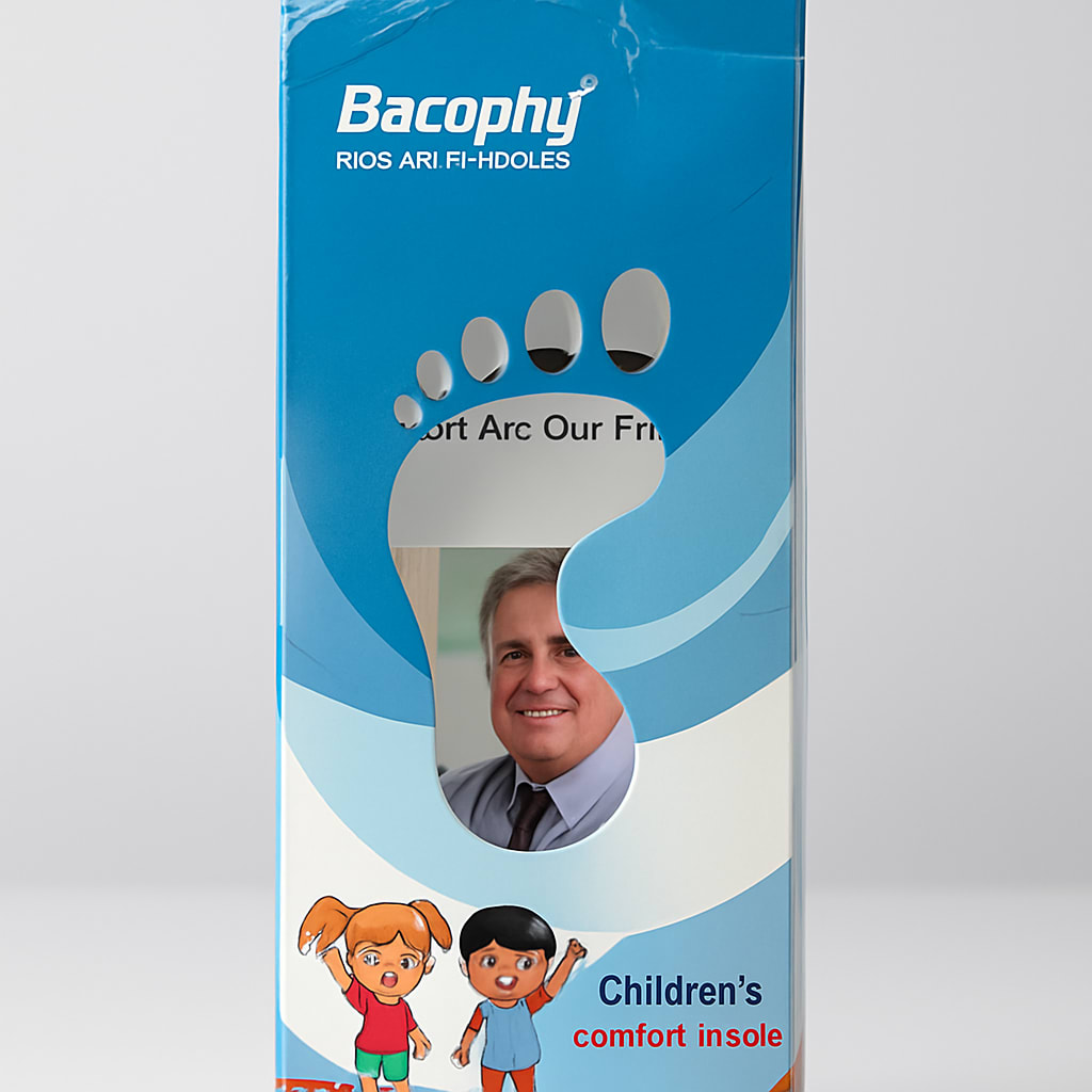 Bacophy Kids Arch Insoles - Comfortable Support for Growing Feet