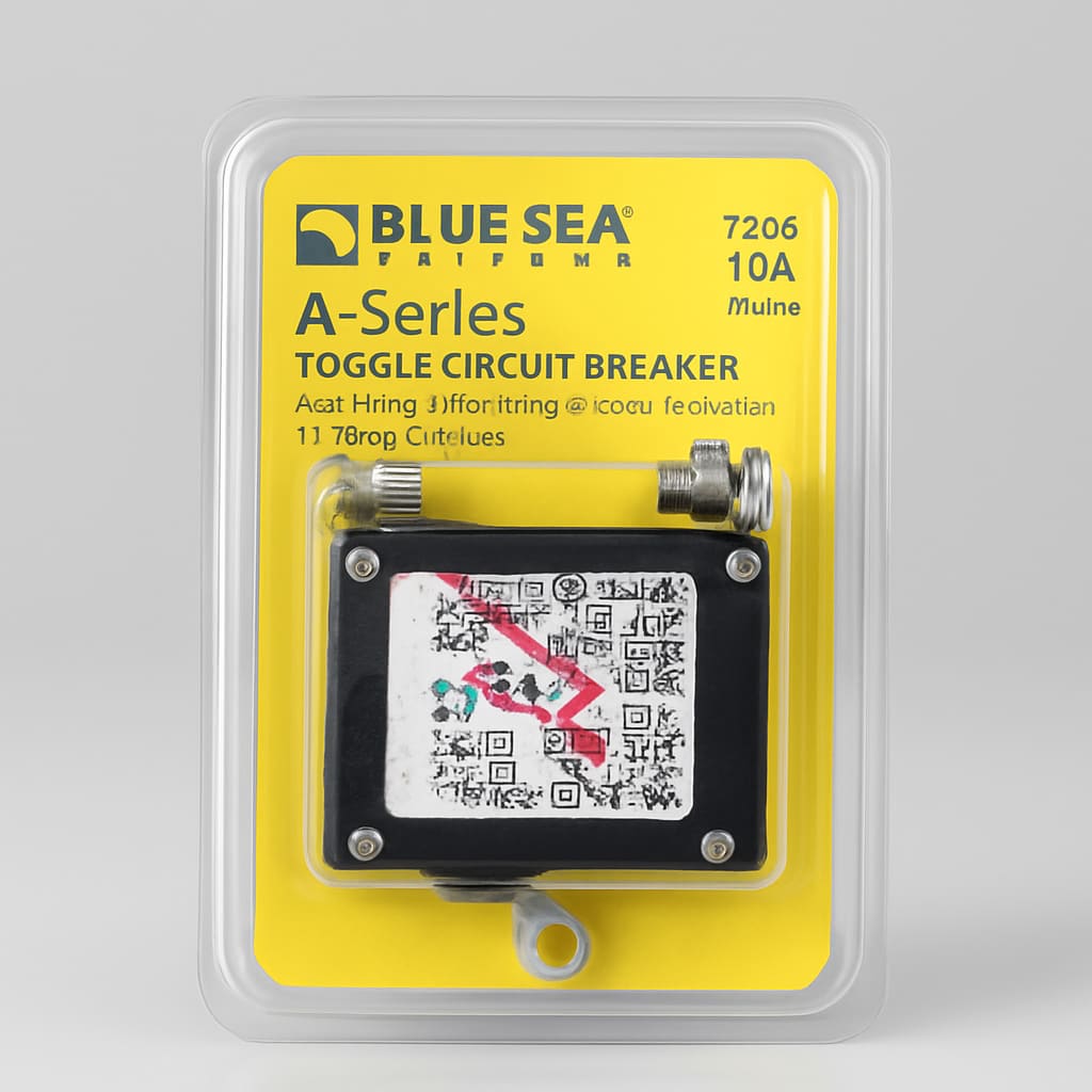 Blue Sea Systems A-Series 10A Circuit Breaker - Model 7206