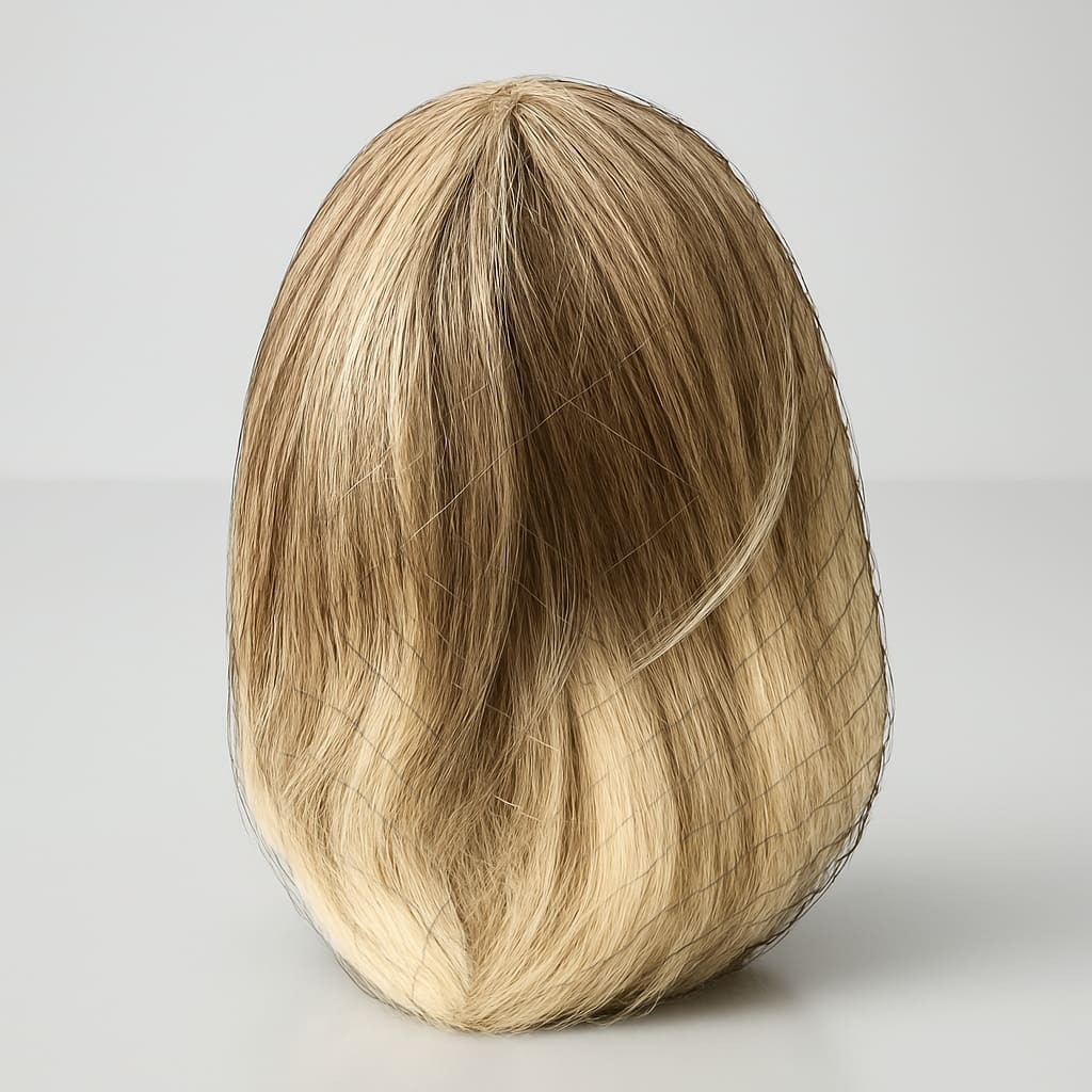 Blonde Synthetic Ponytail Wig - Natural Look Hairpiece