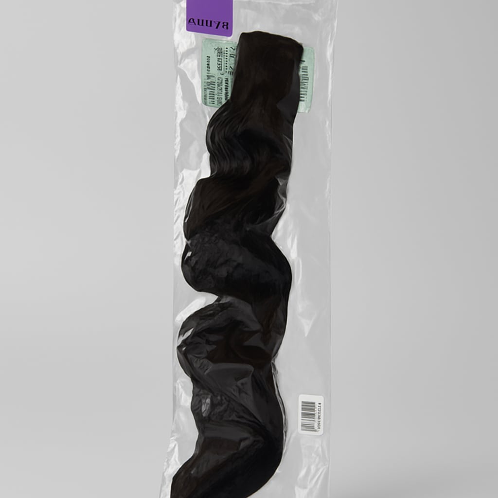 Black wavy ponytail Hair Extensions - High-Quality Synthetic Hair
