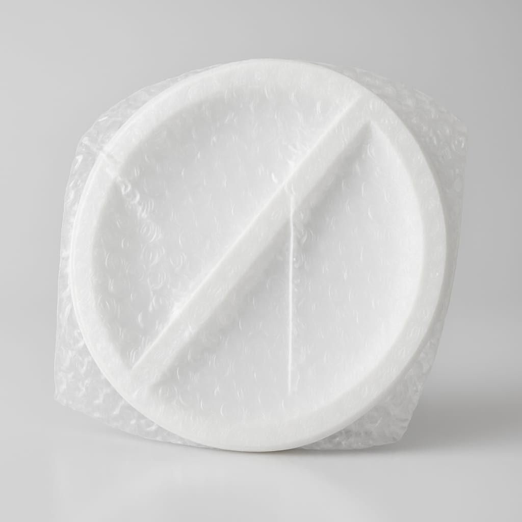 Innconee Dual Size Hose Accessories Plug - White, 6.5 Inches