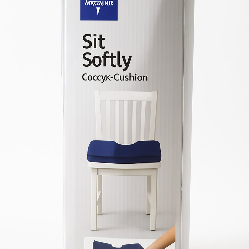Medline Sit Softly Coccyx Cushion - Comfortable Support