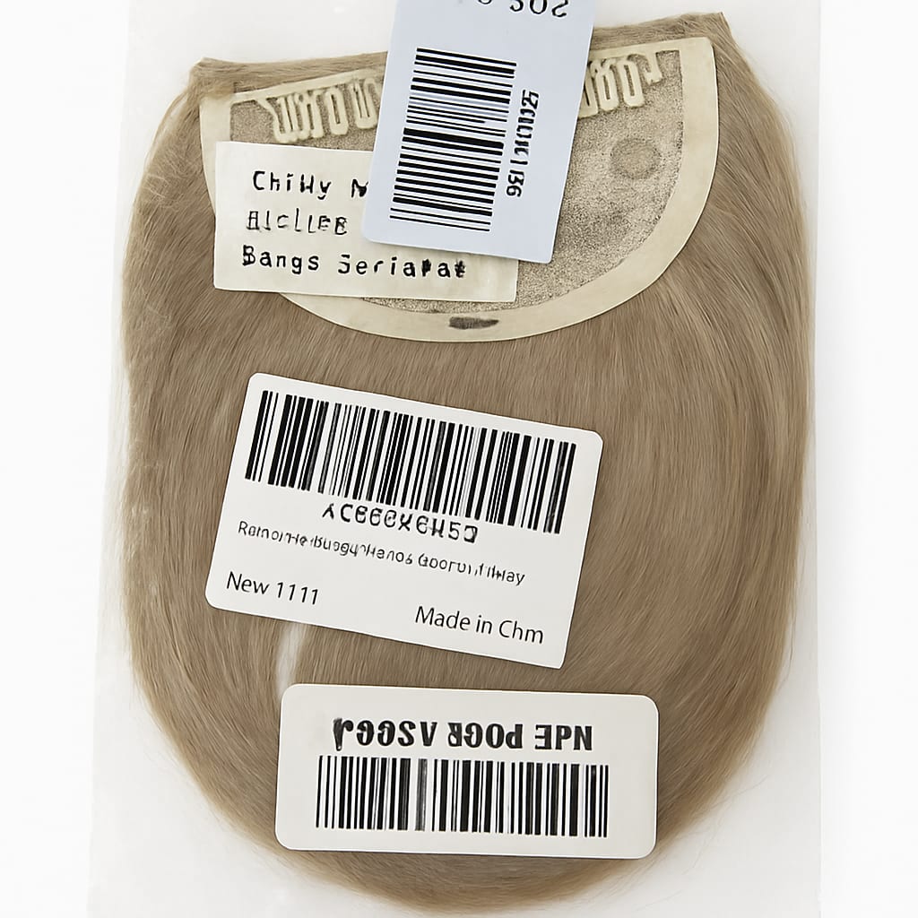 Fanguliar Bangs Hair Extensions for Daily Wear - Light Brown