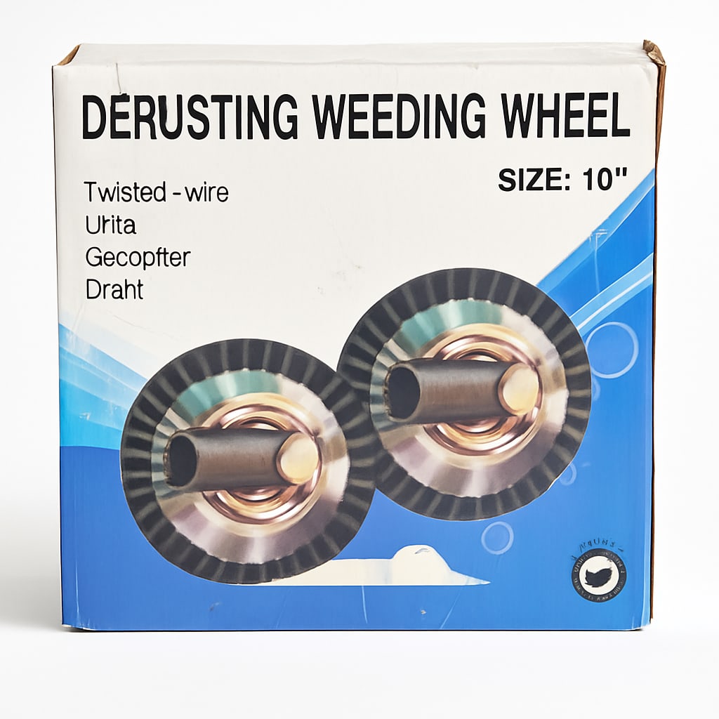 10" Derusting Weeding Wheel - Twisted Wire