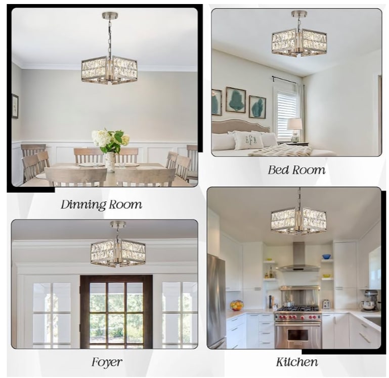 Salaiwei HG004-300N Modern Crystal Chandelier