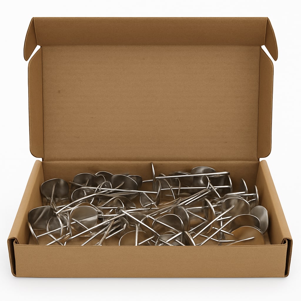 Upholstery Nails Tacks - 18 Gauge, 50 Pcs