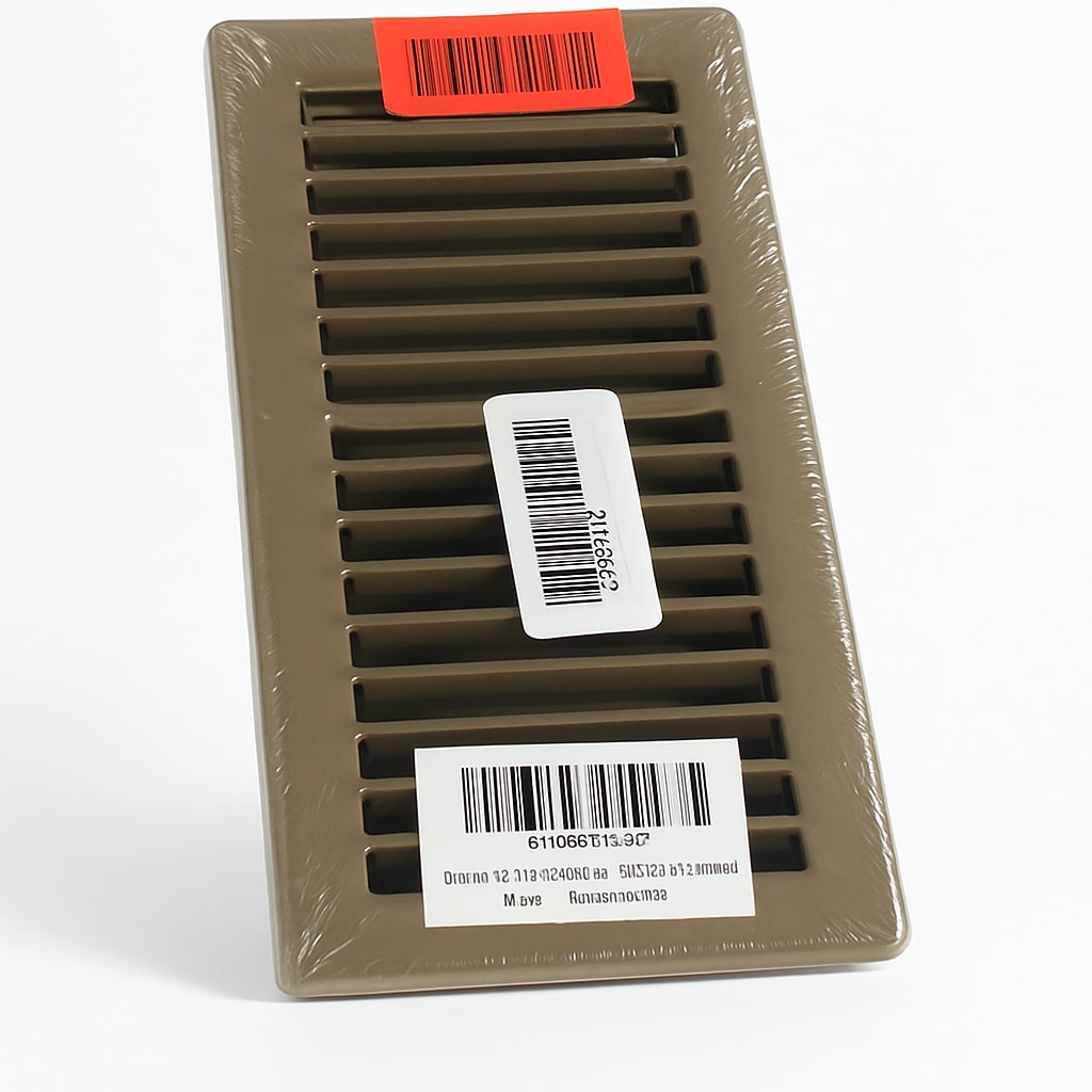 Howeall 4x10 Brown Floor Register Vent Cover
