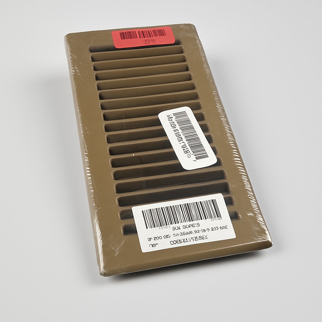 Howeall 4x10 Brown Floor Register Vent Cover