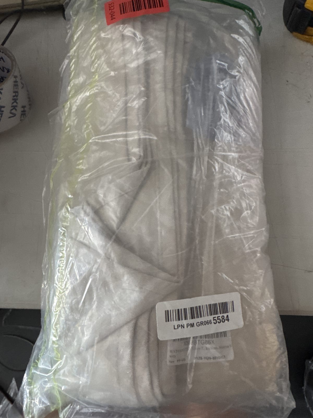 H.VERSAILTEX Linen Tackle Free Heather Ivory Tablecloth