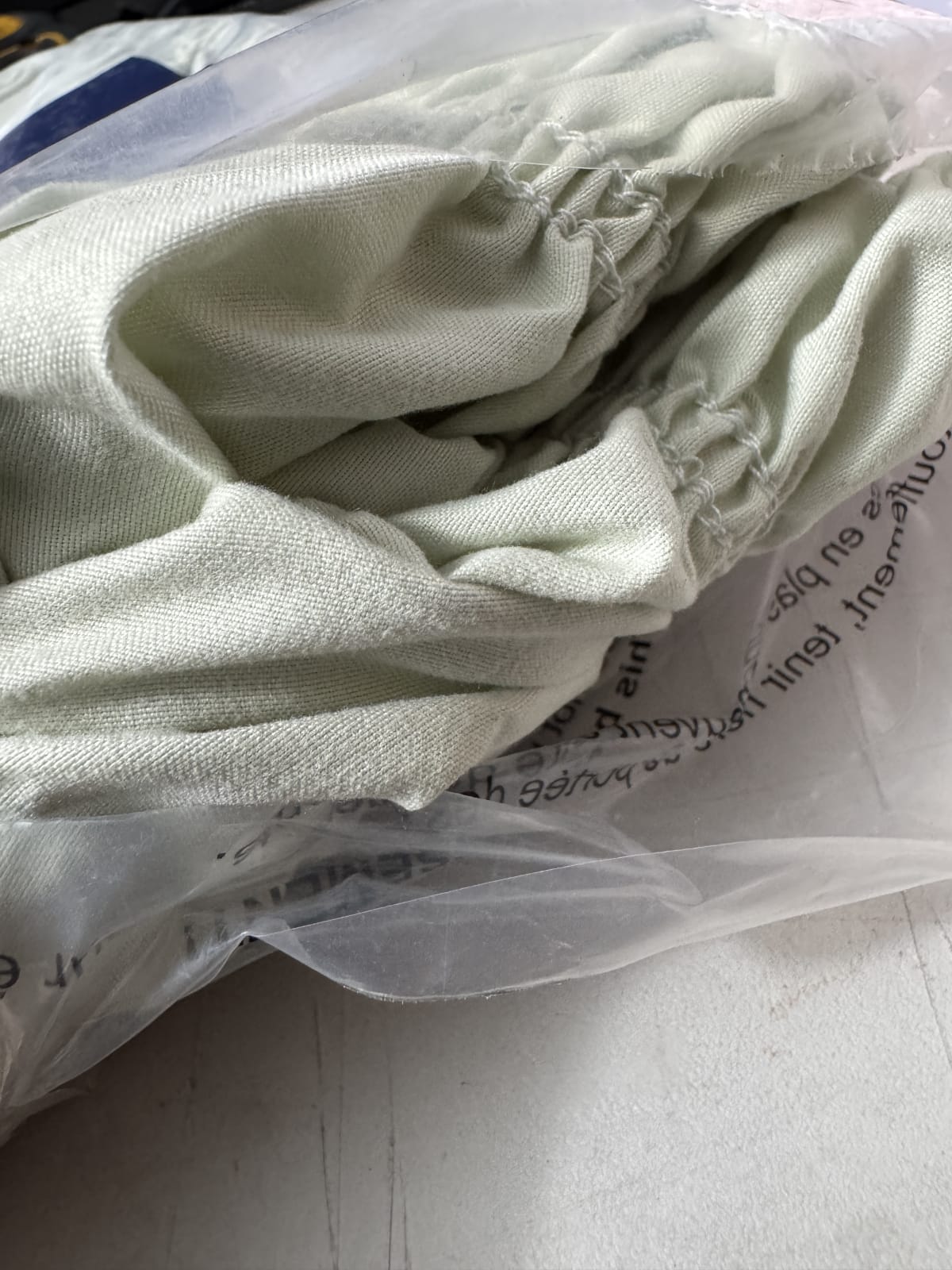 Wrap Around Dust Ruffle Bed Skirt - Light Sage - for Queen Size Beds w/ 12 Inch Drop - Easy Fit Elastic Strap - Adjustable Pleated Bedskirt 