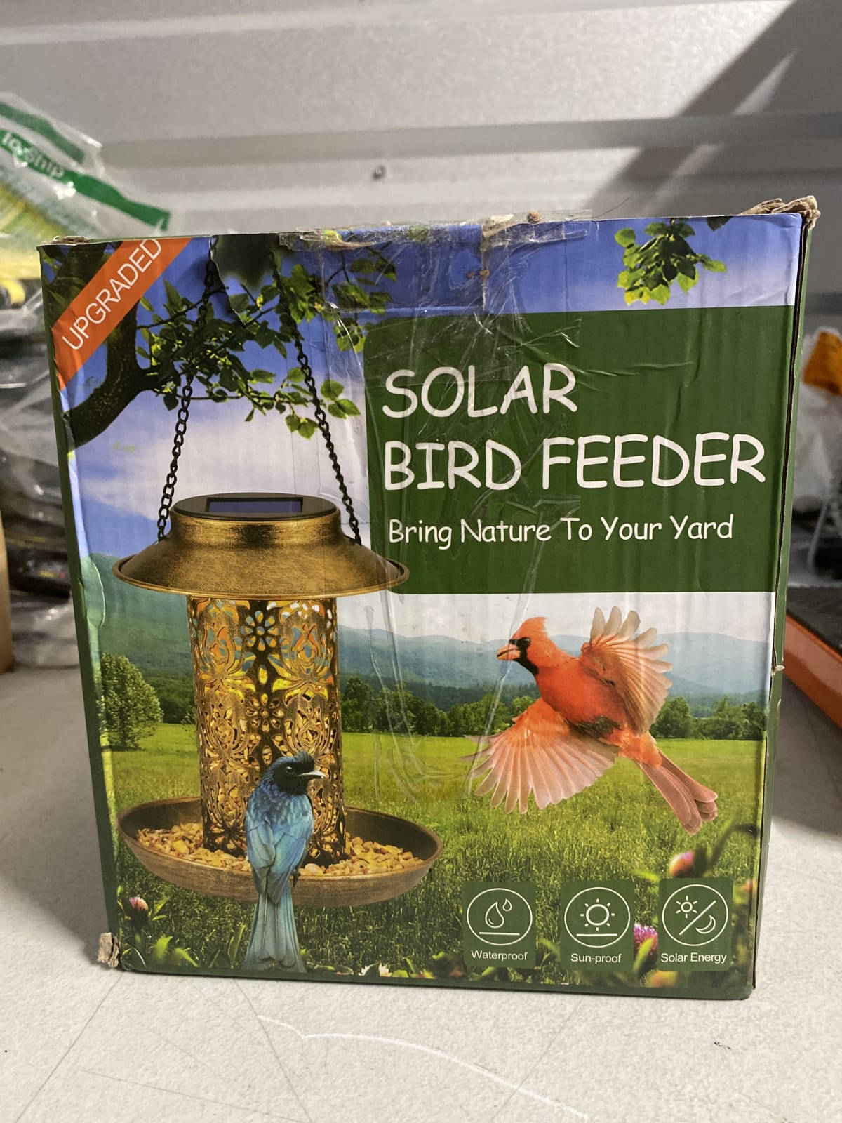 Upgraded Solar Bird Feeder - Waterproof & Solar Energy