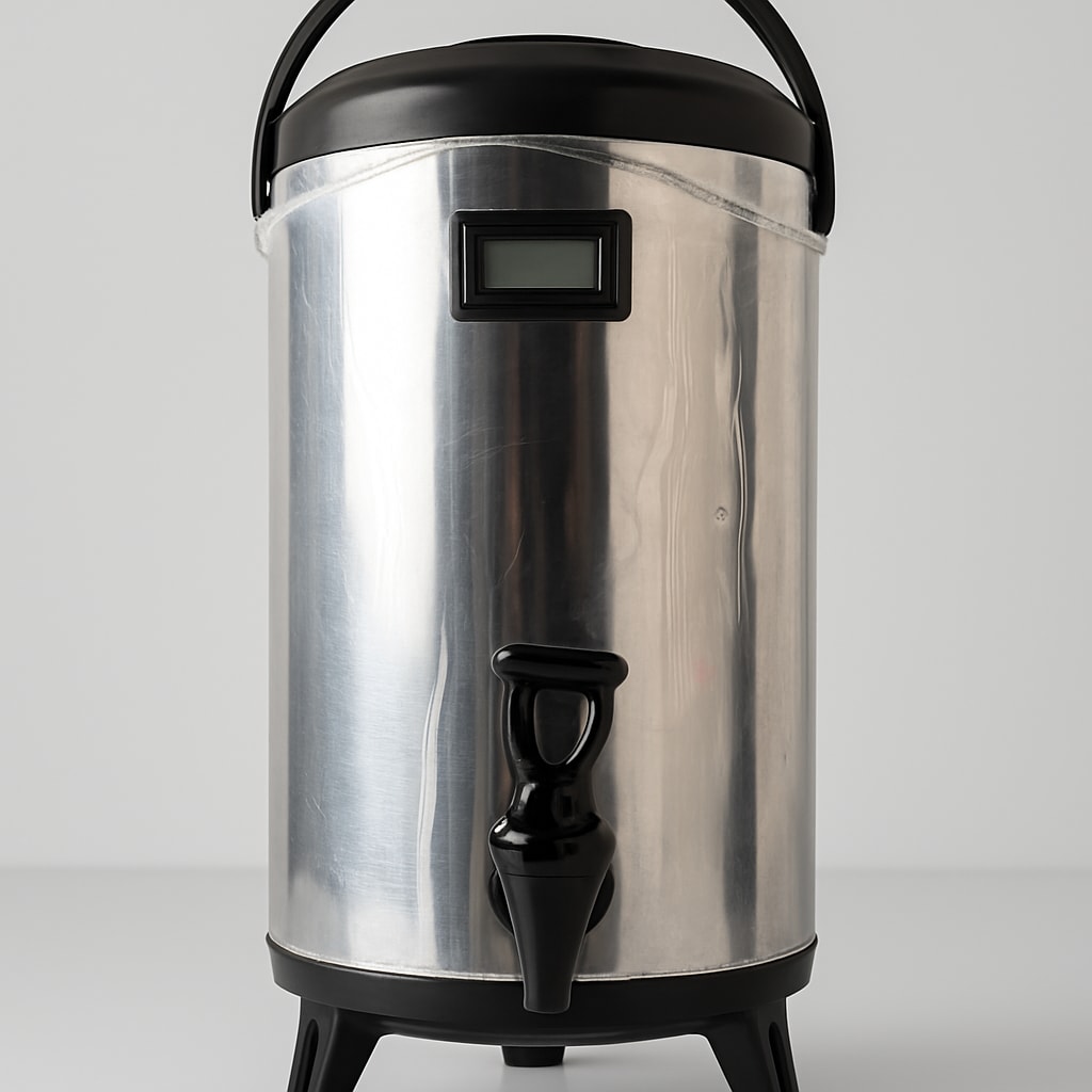 12L (3.2 Gallon) Insulated Stainless Steel Beverage Dispenser with Spigot – Hot & Cold Drink Server