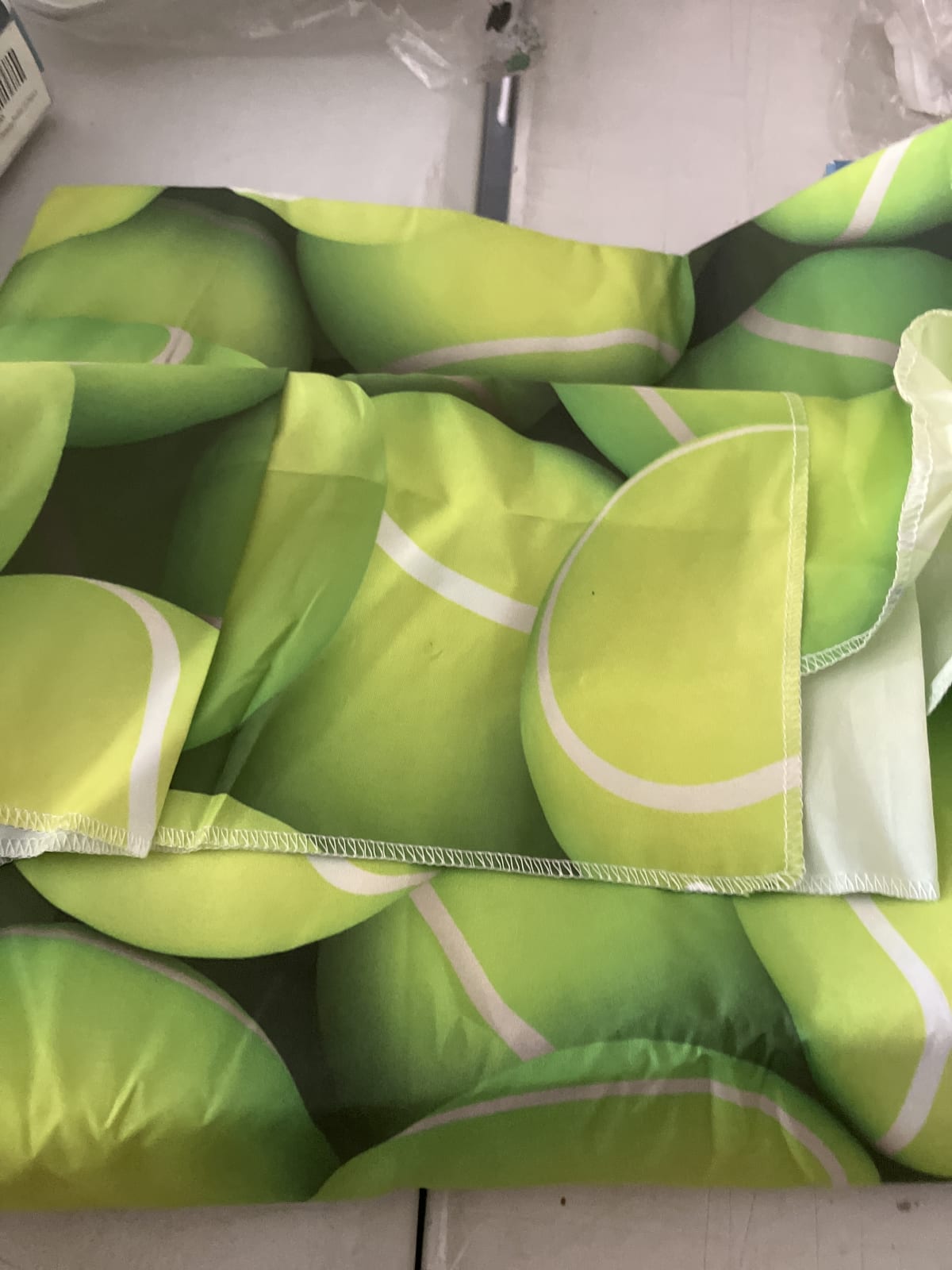 Tennis Ball Print table cloth 