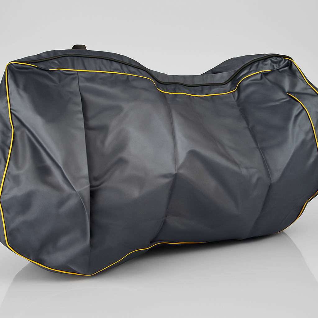 Large Waterproof PVC Storage & Carry Bag with Full-Length Zipper – 37” x 21” Gray