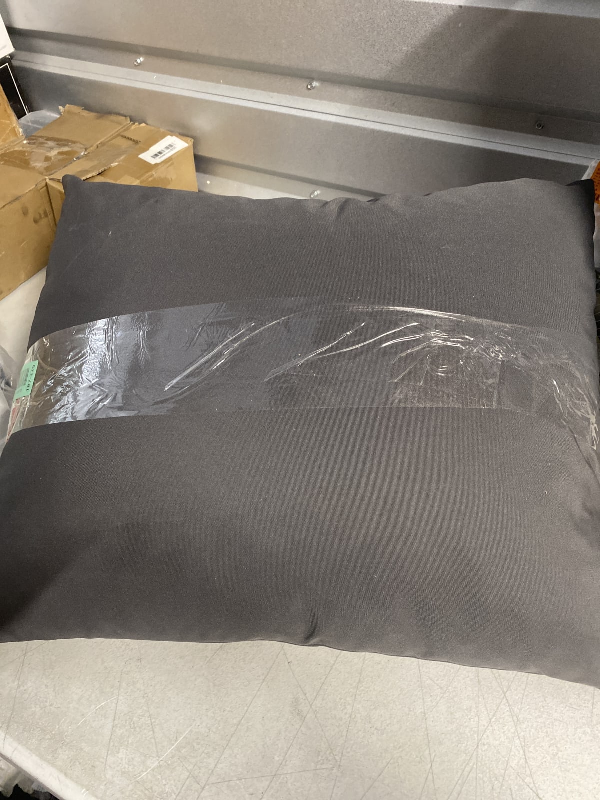 Outdoor Throw Pillow -Gray