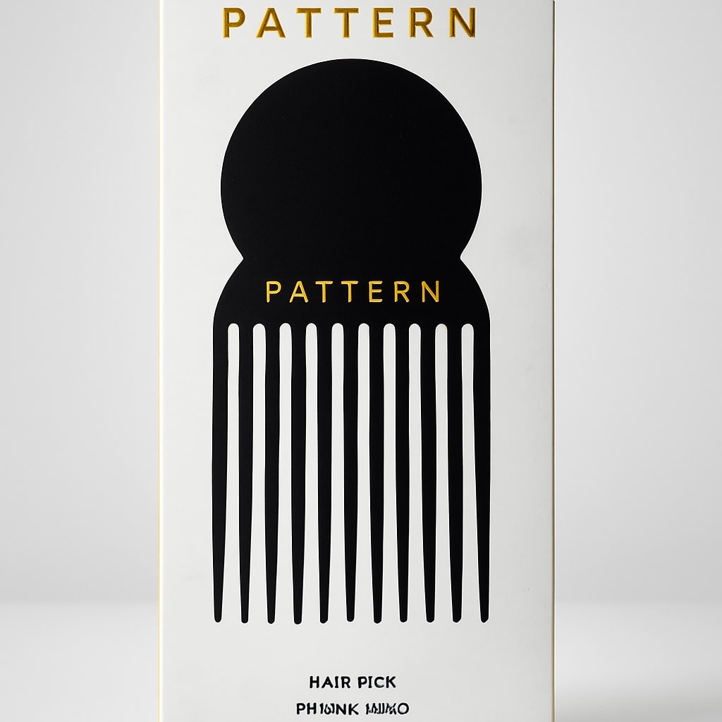 Pattern Beauty Hair Pick – Wide-Tooth Afro Pick for Curly, Coily & Textured Hair