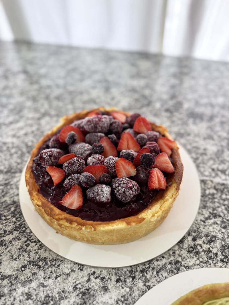 Cheescake de frutos rojos 