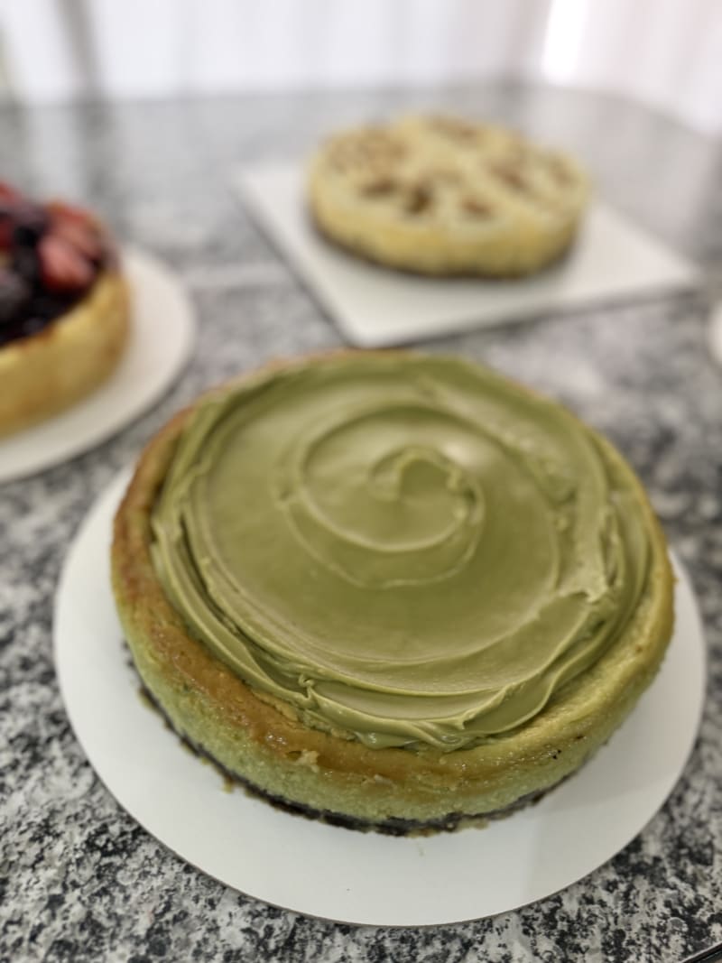 Cheescake de pistacho 