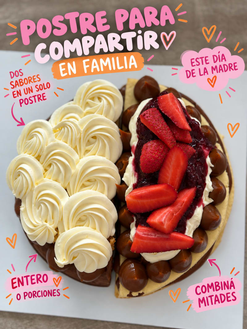 Postre en porciones combinadas 