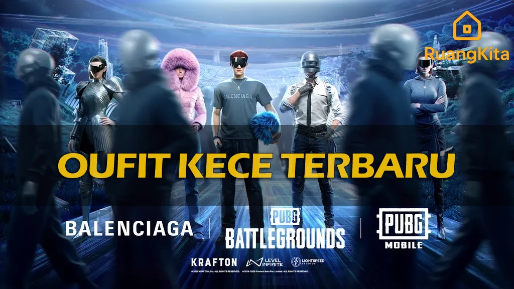 Kolaborasi Balenciaga I PUBG Mobile item in-game Couture Armor dan Winter 25 Hoodie