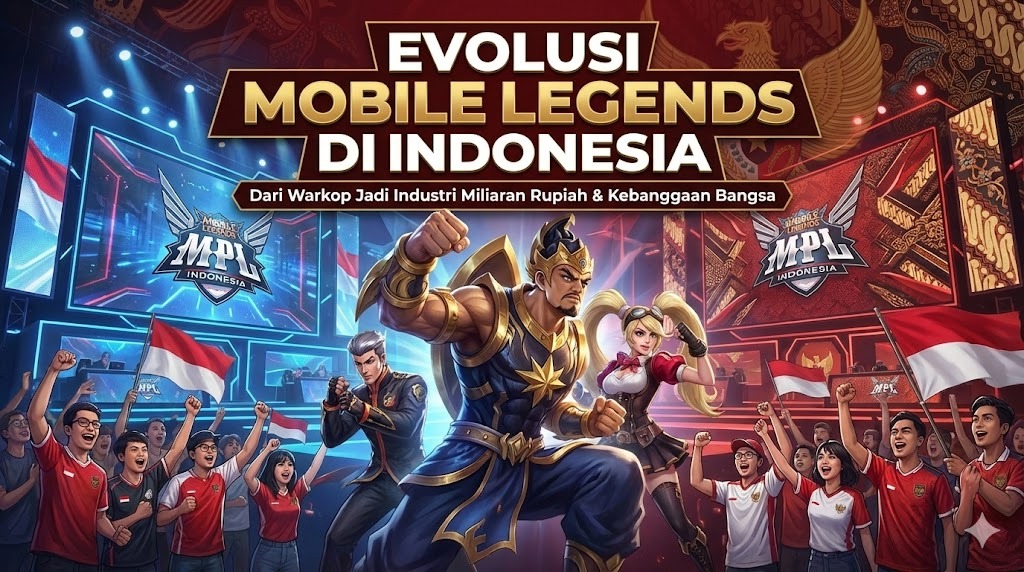 Perbandingan suasana main MLBB di warkop vs panggung megah MPL Arena