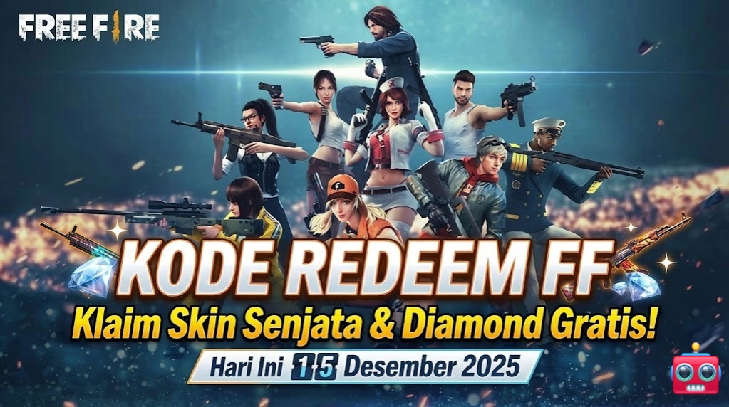 Kode Redeem Free Fire 15 Desember 2025 Terbaru