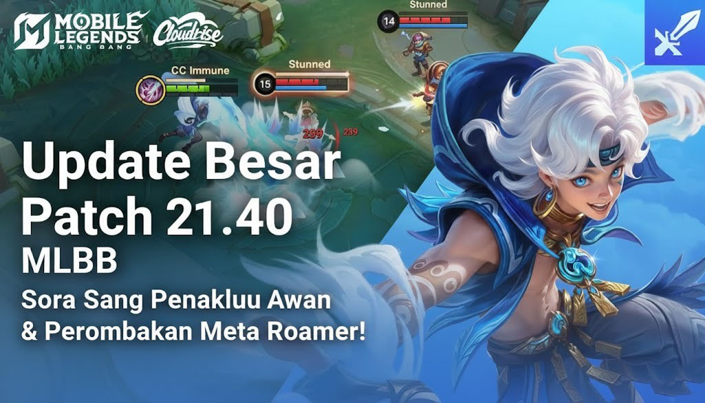 Hero Baru Sora Shifting Cloud MLBB Patch 2.1.40