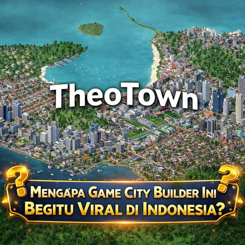Plugin bangunan lokal Indonesia di dalam game TheoTown 2026