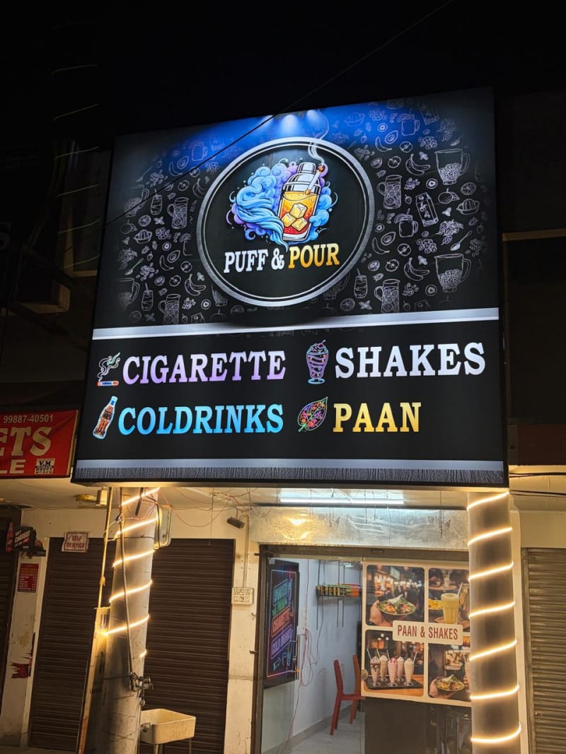 Glow sign Boards