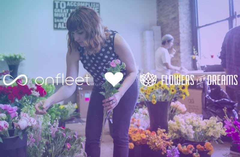 With Onfleet, Everything’s Coming Up Roses for Flowers for Dreams