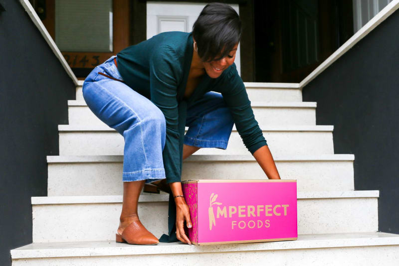 Customers embrace at-home grocery delivery, led by industry innovator Imperfect Foods