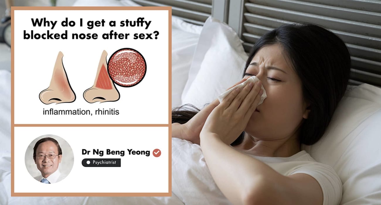 Stuffy Nose While Having Sex A Singapore Doctor Tells You Why