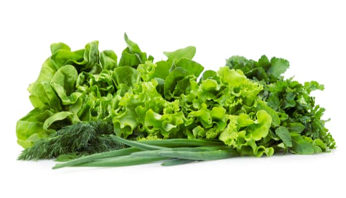 Green vegetables for tooth infection 