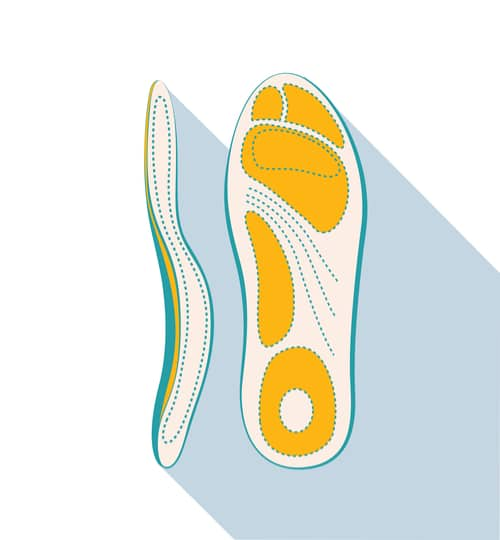 proper footwear and insoles