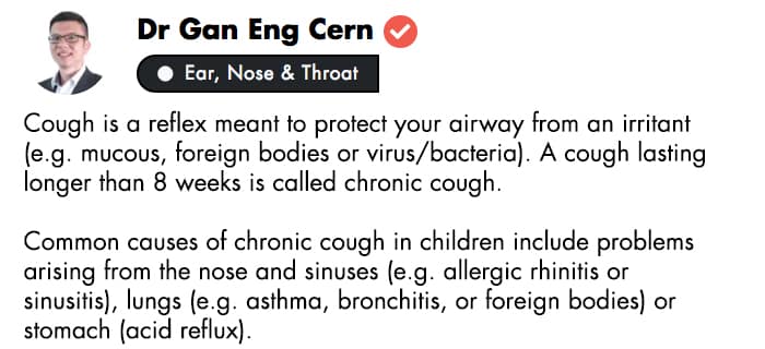 chronic cough in children