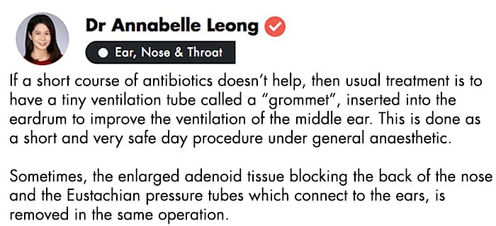 recurring ear infections in young kids