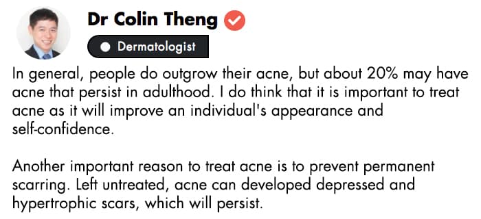 acne in adults