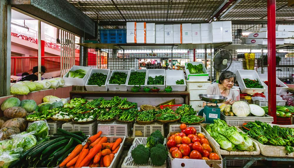 Singapore wet market