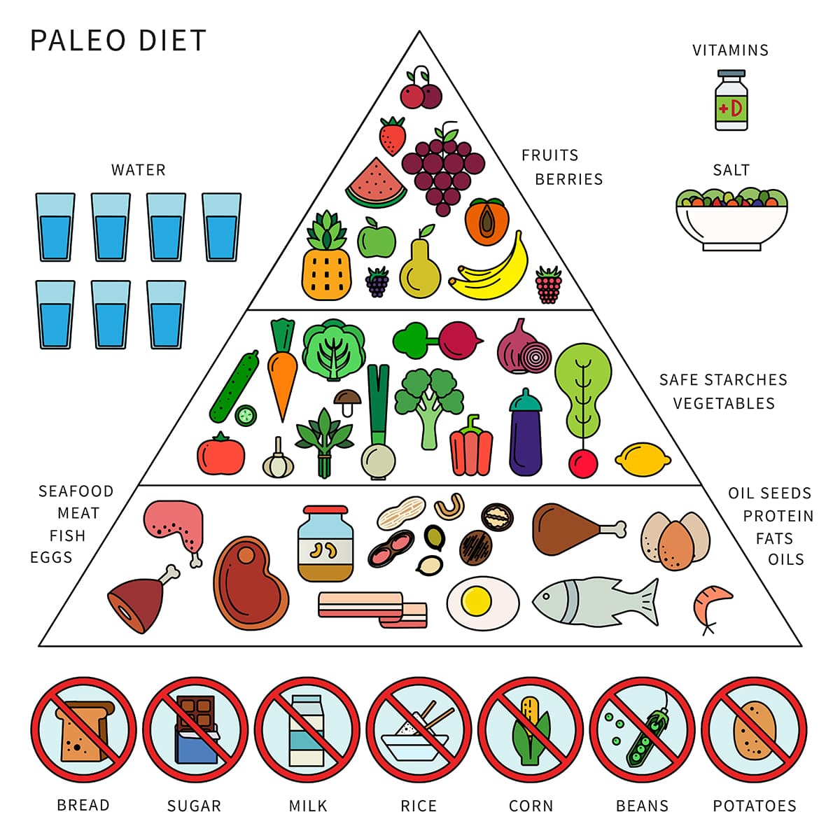 paleo diet pyramid