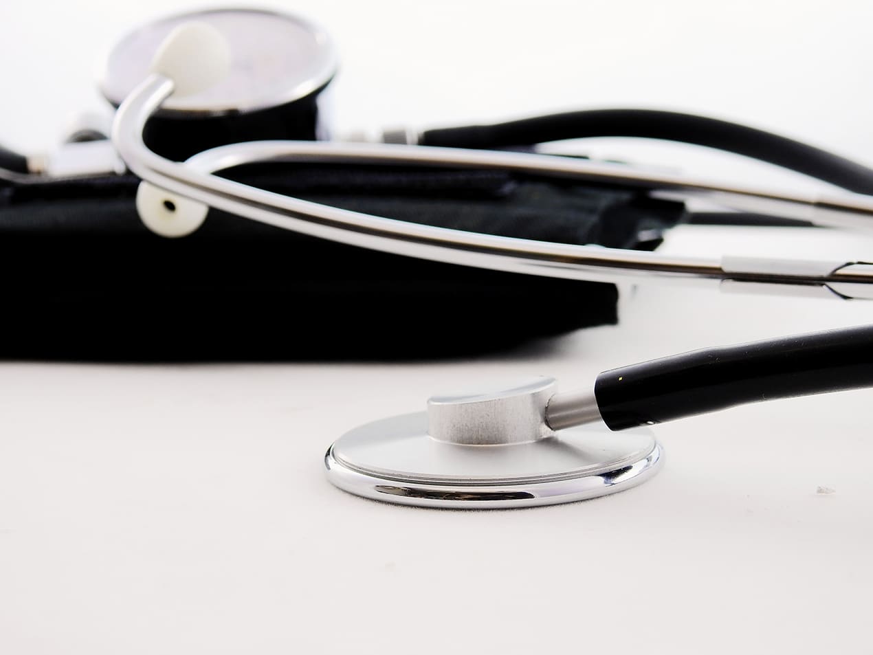 stethoscope on a table