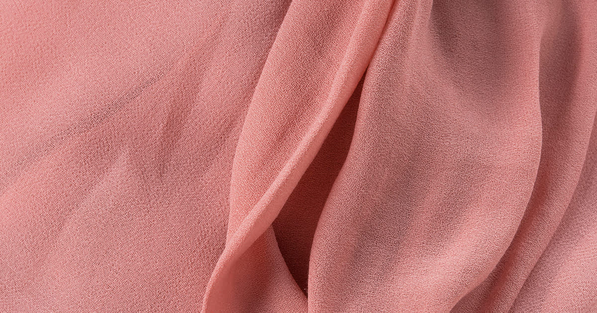 coral pink silk cloth