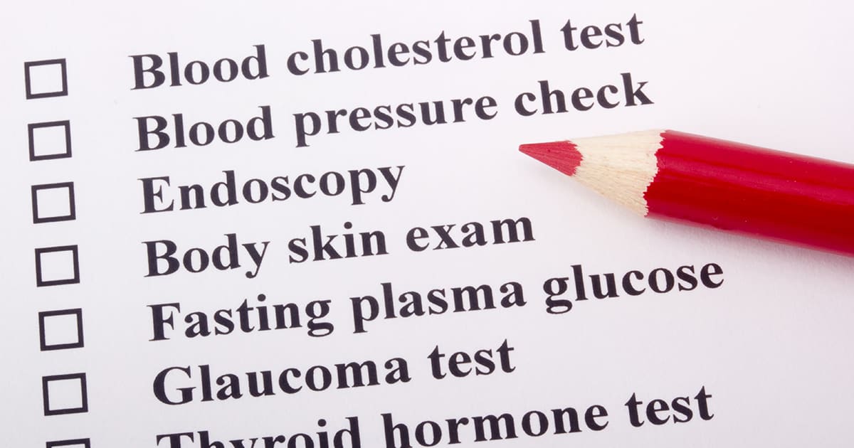 list of health tests