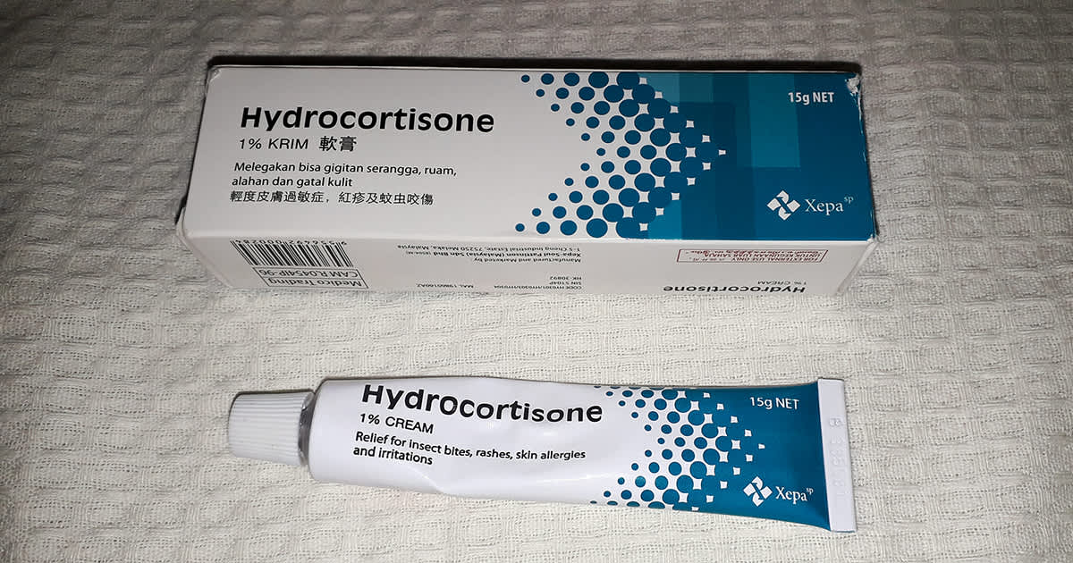 hydrocortisone 1% cream from a singapore pharmacy