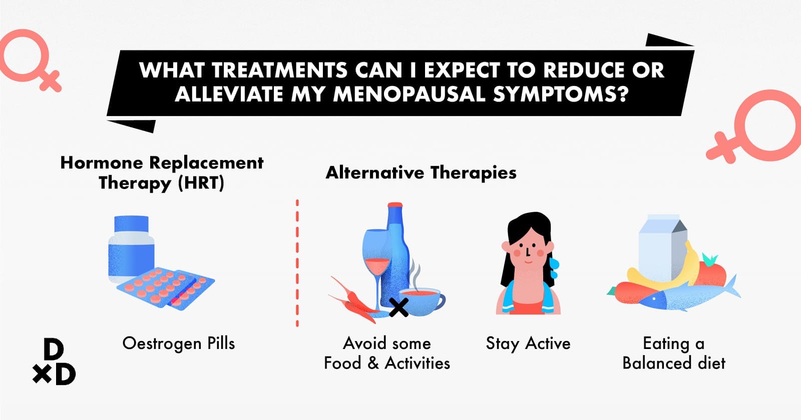 Treatments to reduce menopausal symptoms